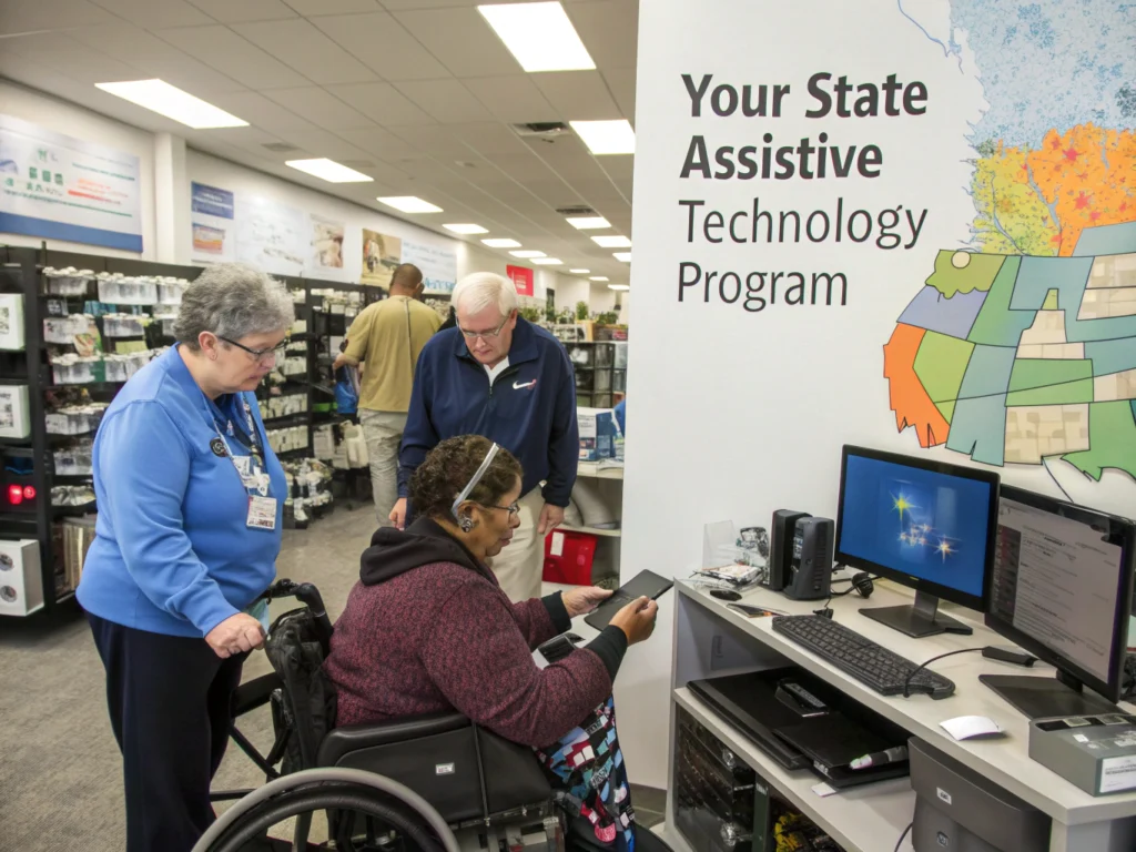 AT Act program table at conference