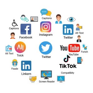 image_showcasing_accessibility_features_on_popular_social_media_platforms_ Icons and accessibility features on popular social media platforms